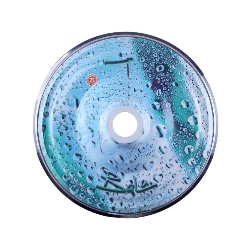 Drops - silver - green Drops - silver - green