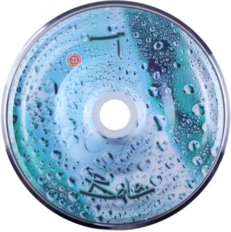 Drops - silver - green