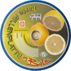 Harte Rillenplatte "Zitrone"